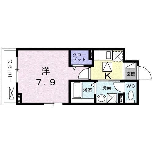 ルフト 101の間取り 1