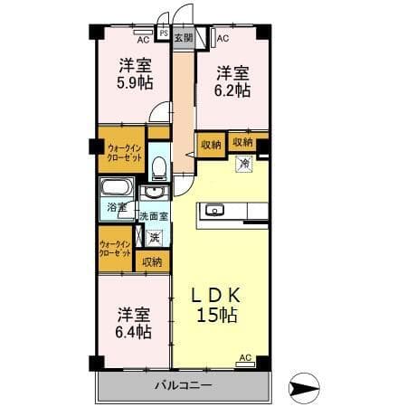 Tガーデン 1階の間取り 1