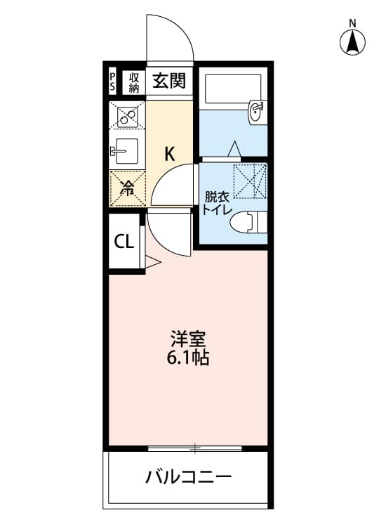 ＦＲＥＵＤＥ　中川 2階の間取り 1