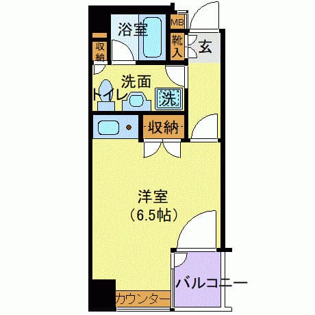 千代田タワーアネックス 10階の間取り 1