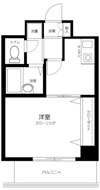 代々木八幡駅 徒歩10分 マンション 3階の間取り 1