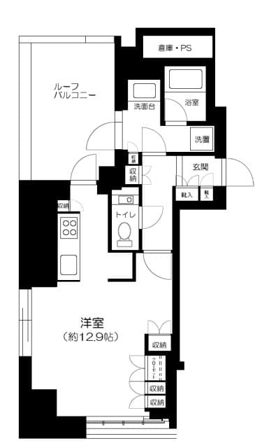 代々木上原駅 徒歩10分 マンション 2階の間取り 1