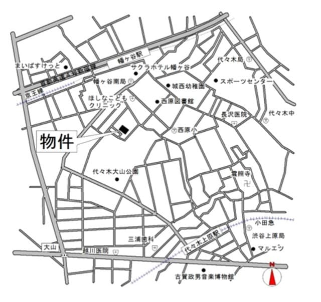 un charme nishihara(アンシャルムニシハラ) 2階の地図 1