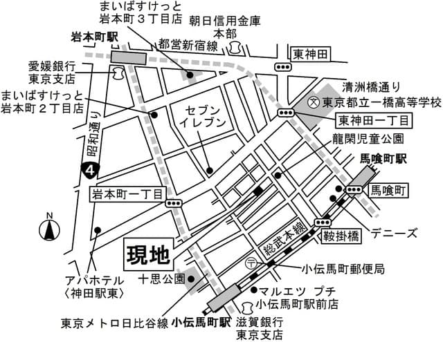 テルセーロ三鈴 3階の地図 1