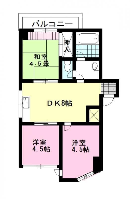 メゾンドールＪ．Ｙ 4階の間取り 1