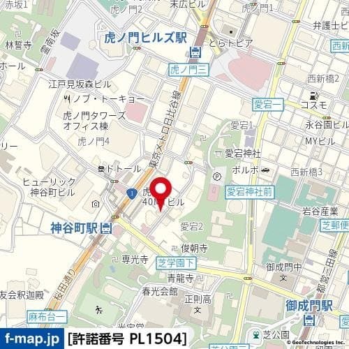 神谷町駅 徒歩3分 マンション 5階の地図 1