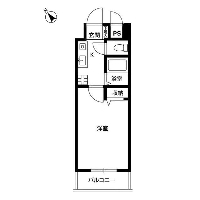 プレール三田 2階の間取り 1