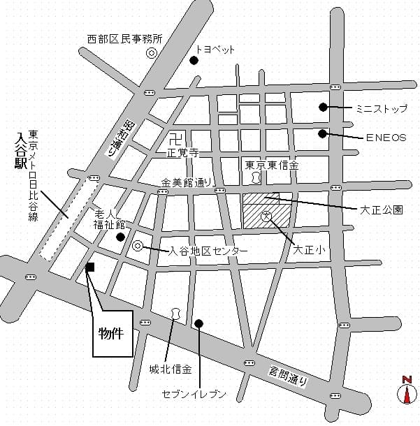 メゾンアワジⅡ 2階の地図 1