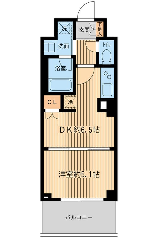 ウィルテラス奥沢 2階の間取り 1