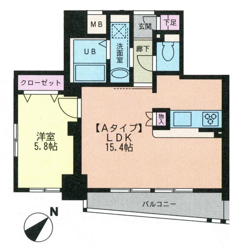 三和第三ビル 8階の間取り 1