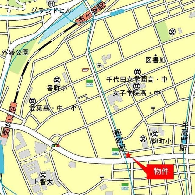 ＴＨＥ千代田麹町ＴＯＷＥＲ 4階の地図 1
