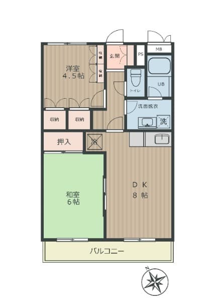 ドミシル池袋 1階の間取り 1