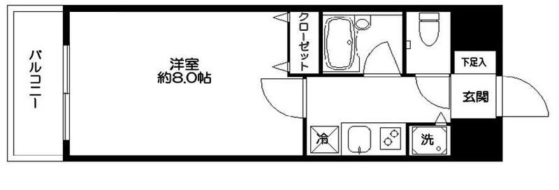 ＣＩＴＹ　ＳＰＩＲＥ　東大井 10階の間取り 1