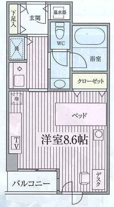 コンフォート荻窪 5階の間取り 1