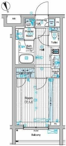 ブライズ西馬込DUE 1階の間取り 1