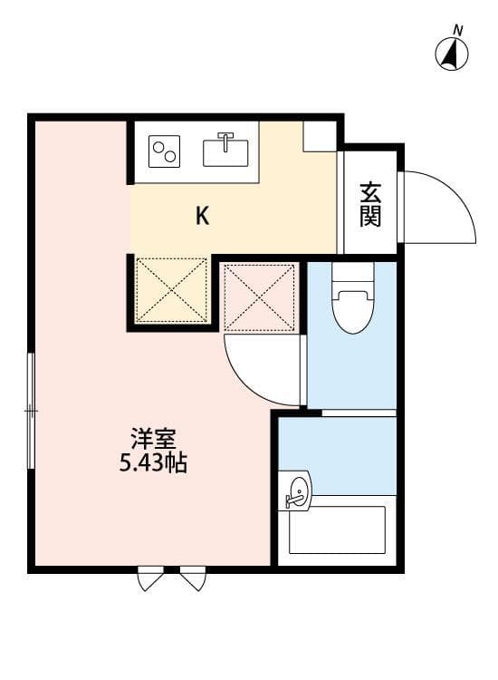 パラシオ板橋 1階の間取り 1