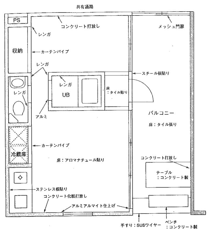 バケラッタ 1階の間取り 1