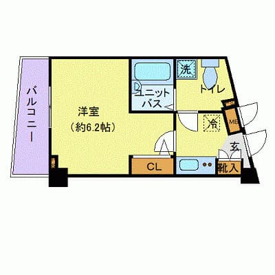 フェニックス池袋弐番館 2階の間取り 1