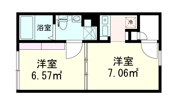 the10 AKABANE WEST 3階の間取り 1