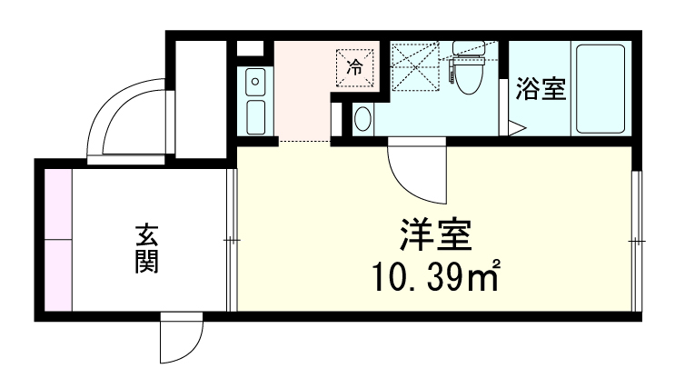 the10 AKABANE WEST 3階の間取り 1