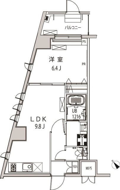 グローリア十条 3階の間取り 1