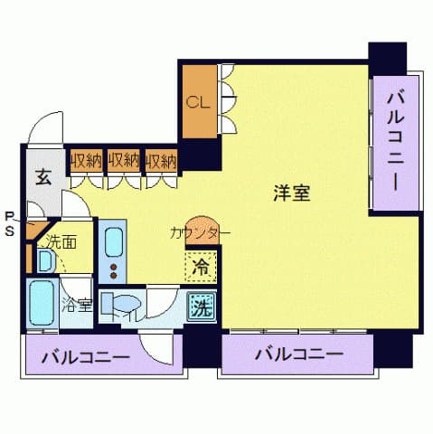 フロリスオーランティウム3 5階の間取り 1