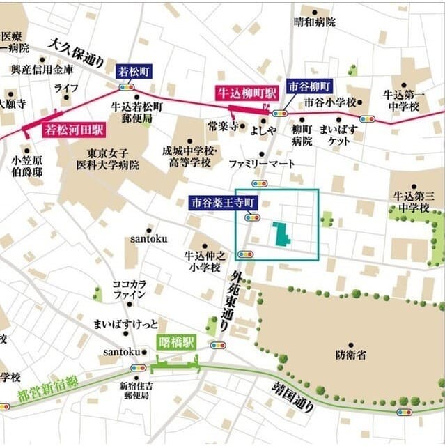 オアーゼ新宿市谷薬王寺 1階のその他 1