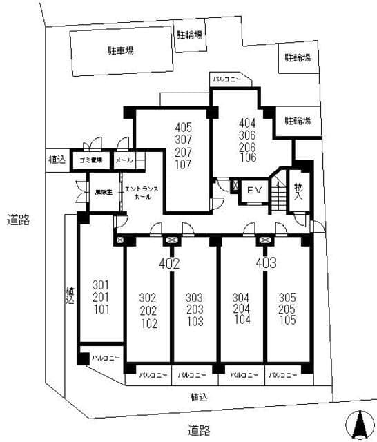 Ｍｅｒｅ　ｄｅ　ｒｅｖｅ 3階の地図 1