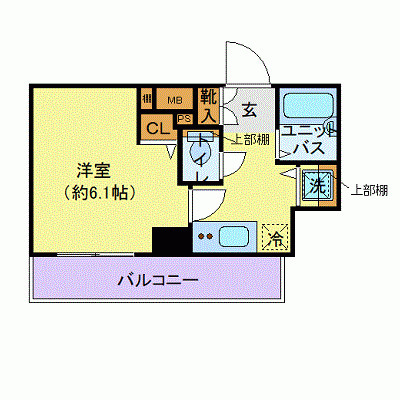 フェニックス池袋弐番館 7階の間取り 1