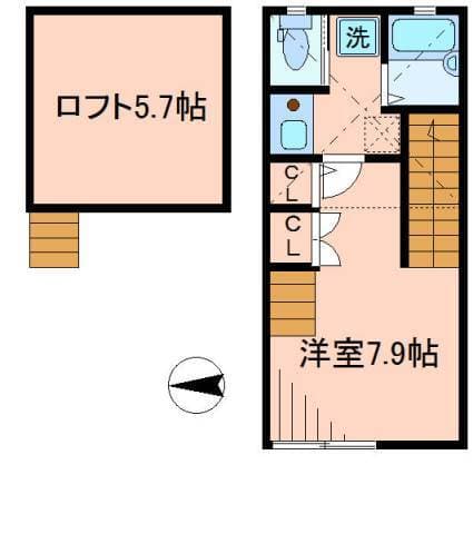 ＢＰ田端 2階の間取り 1