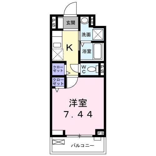 エスケーイリス 2階の間取り 1