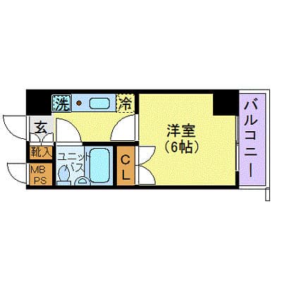 プレールミホカテリーナ武蔵小山 8階の間取り 1