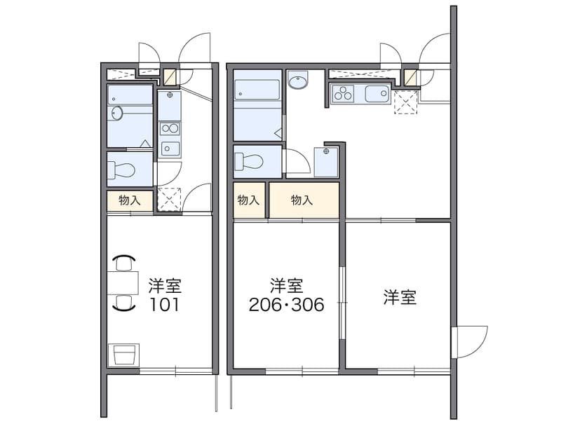 レオパレスリバーサイド壱番館 2階のその他 5