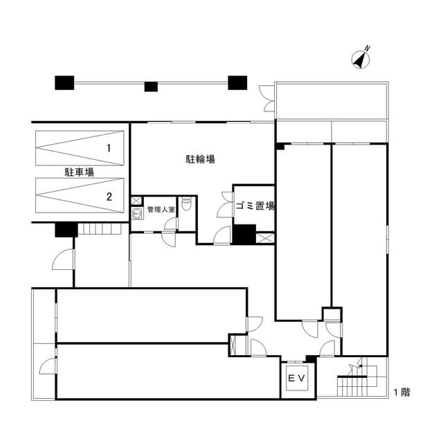 アドミラル桜新町 3階の地図 1