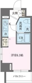 ＴＨＥパームス新小岩 4階の間取り 1