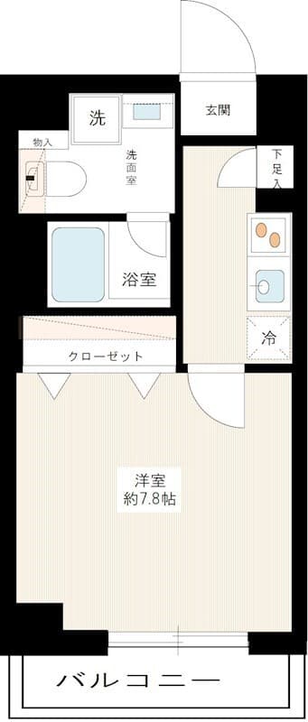 ＡＺＥＳＴ矢口渡 5階の間取り 1