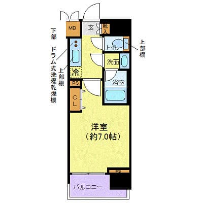 コンシェリア豊洲マスターズヴィラ 2階の間取り 1