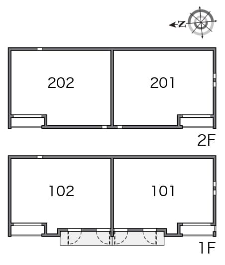 クレイノお花茶屋 2階の間取り 1