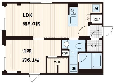 Fullea本郷 3階の間取り 1