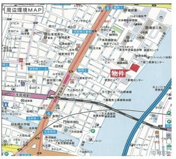 柳橋レジデンス 12階の地図 1