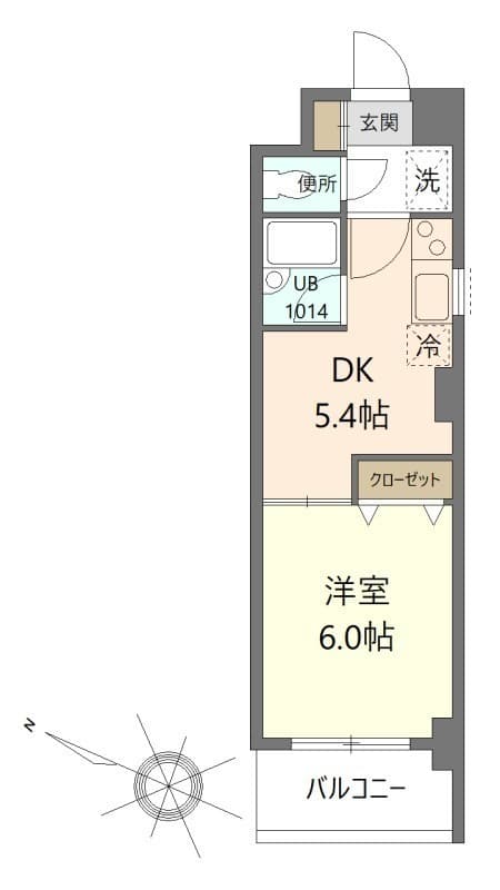 ジョイヴィレッジ御殿山 5階の間取り 1