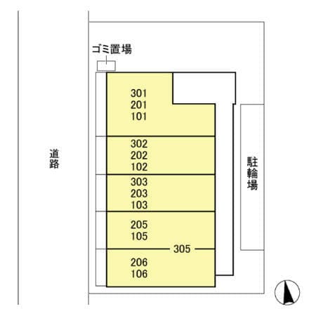 Residence Kamiya Ⅱ 2階のその他 1