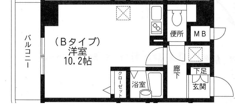 三和第一ビル 7階の間取り 1