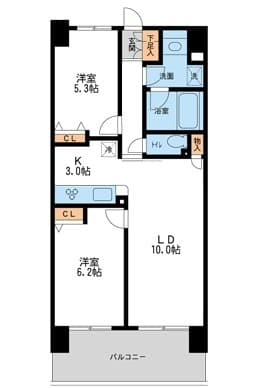 レジディア南千住 5階の間取り 1