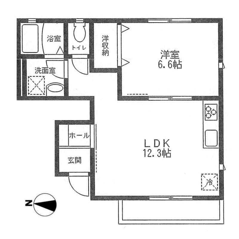 シュライン 1階の間取り 1