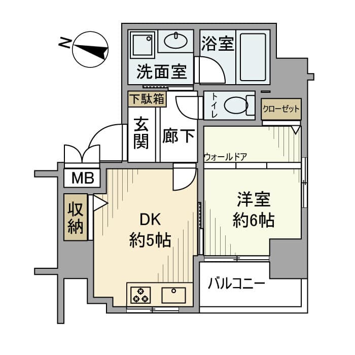 スカーラ西新宿シティプラザ 5階の間取り 1