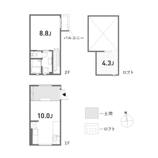 ｇ_ＬＤＫⅡ 1階の間取り 1