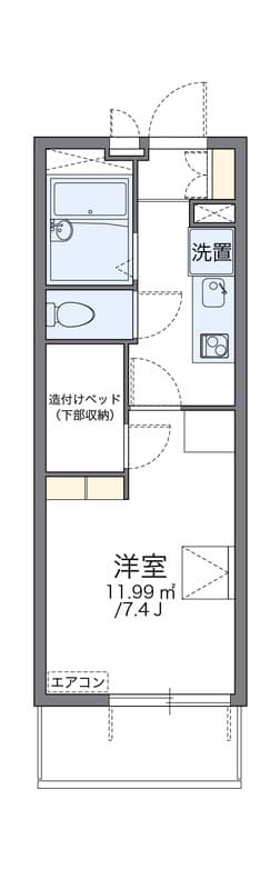 レオパレスボナール　Ｋ　Ｙ 2階のその他 3