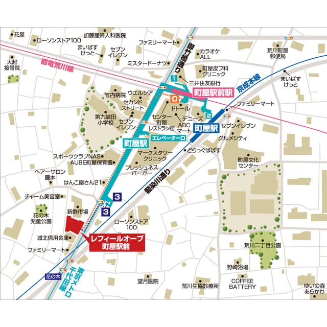 レフィールオーブ町屋駅前 10階のその他 1