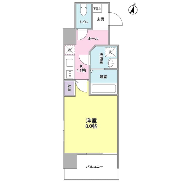 ラークガーデン木場 9階の間取り 1